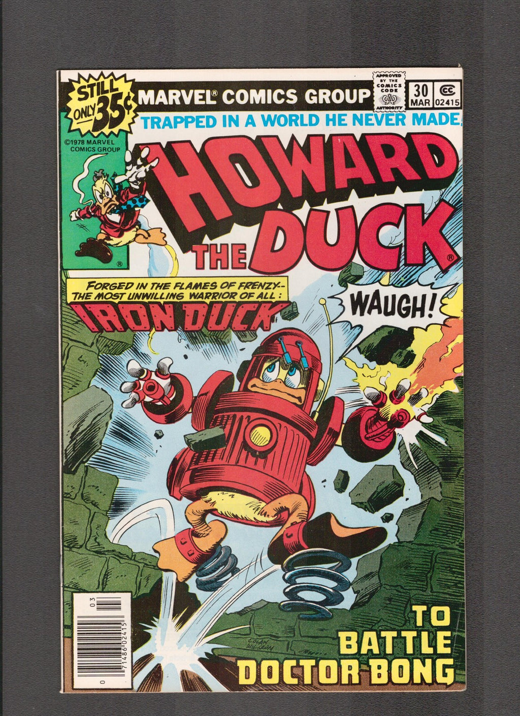 Howard the Duck #30 (1979) 1st Iron Duck - Bill Mantlo Marvel Comics