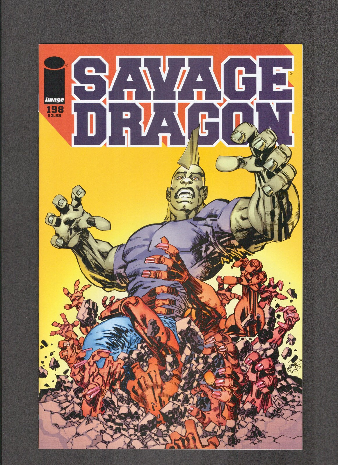 Savage Dragon #198 (2014) Erik Larsen LOWER PRINT HTF Image Comics