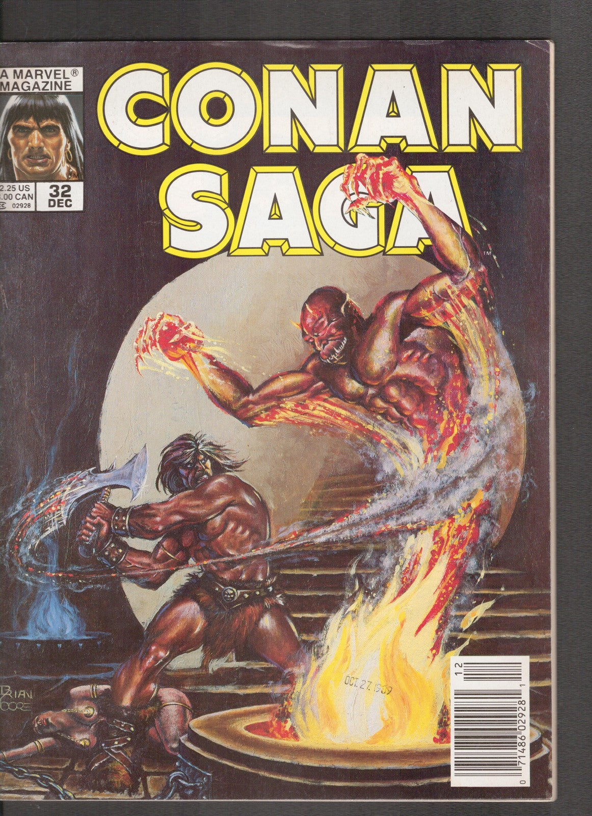 Conan Saga #32 (1989) Steve Gan, Dino Castrillo Marvel Comics