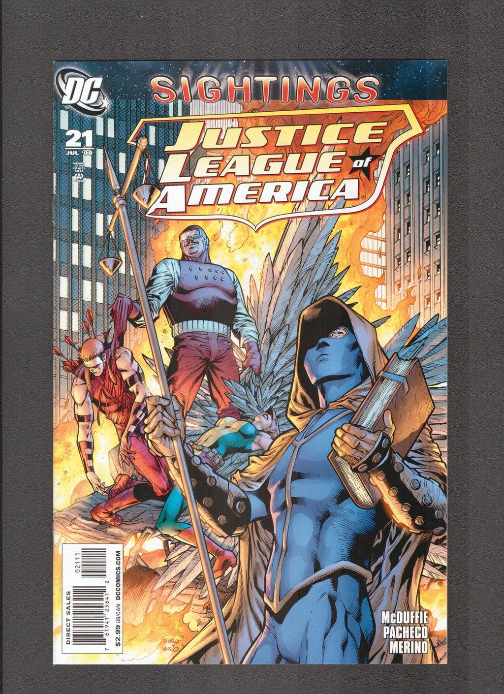Justice League of America #21 (2008) Carlos Pacheco DC Comics