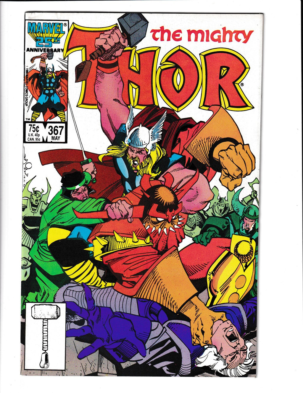 Thor #367 (1986) Death of Malekith Marvel Comics