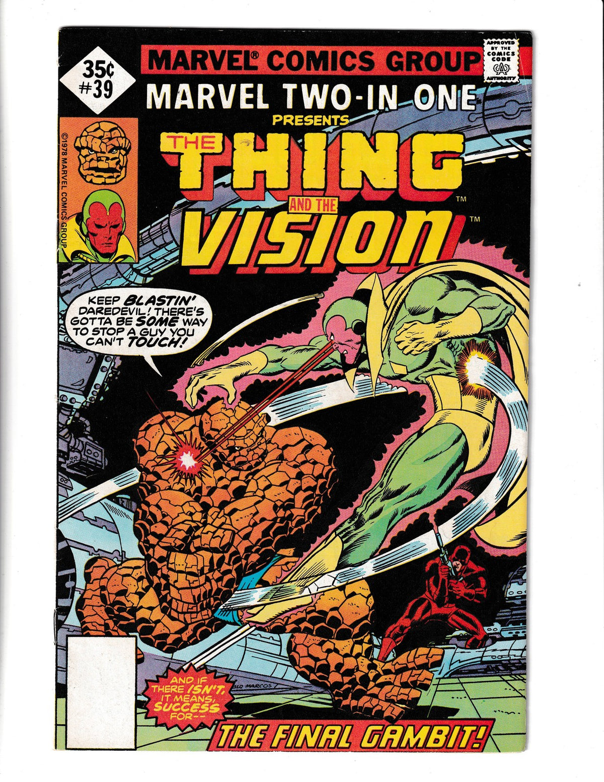 Marvel Two-In-One #39 (1978) Thing & Vision Marvel Comics