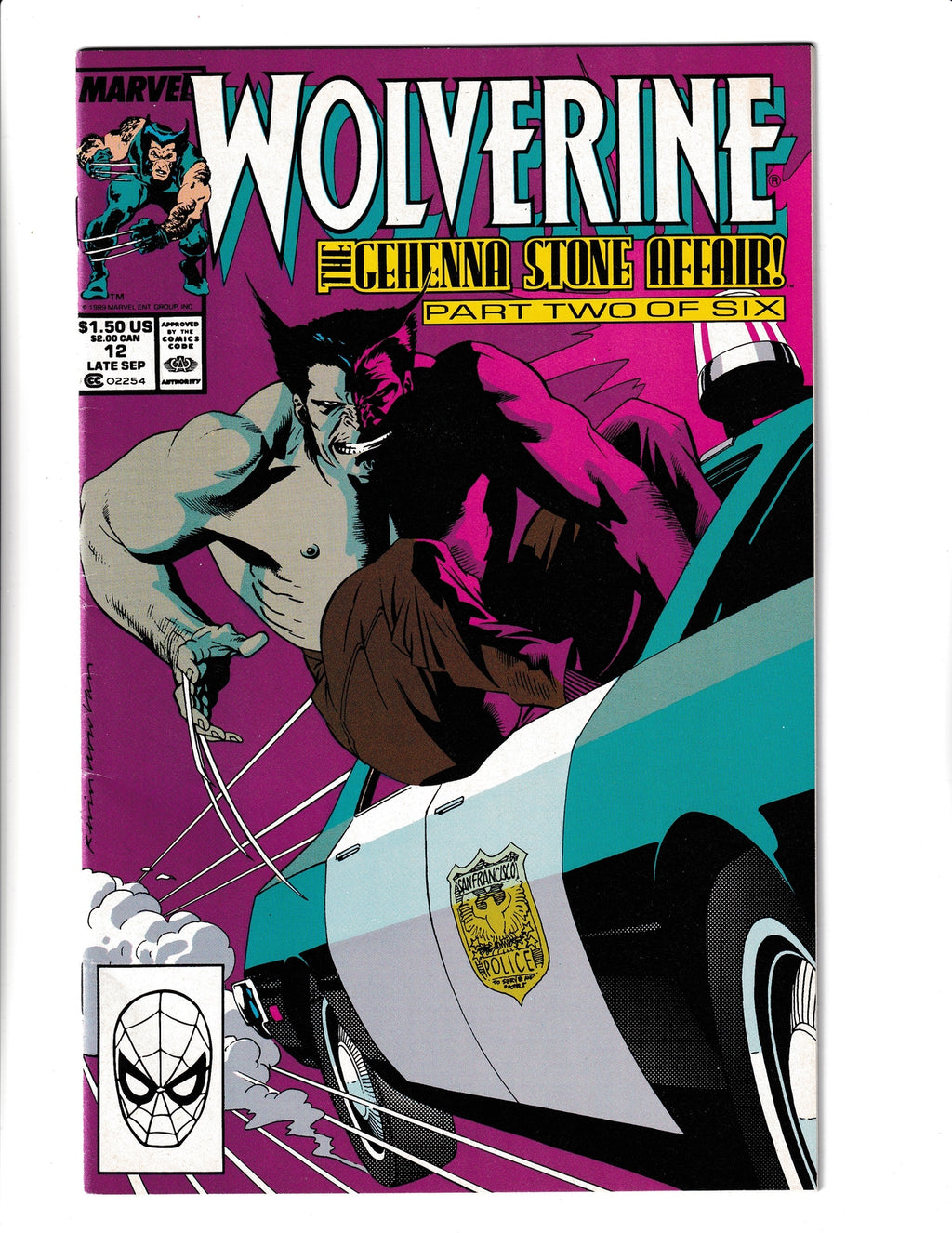 Wolverine #12 (1989) High Grade Marvel Comics SKU:114