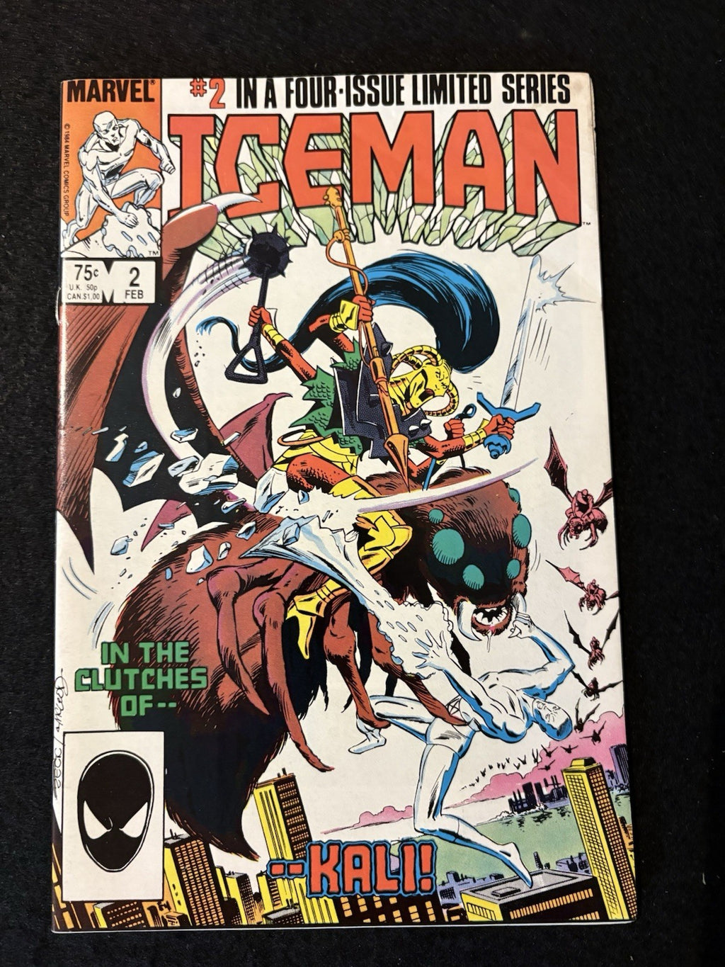 Iceman #1-4 (1984) Complete Mini-Series Marvel Comics