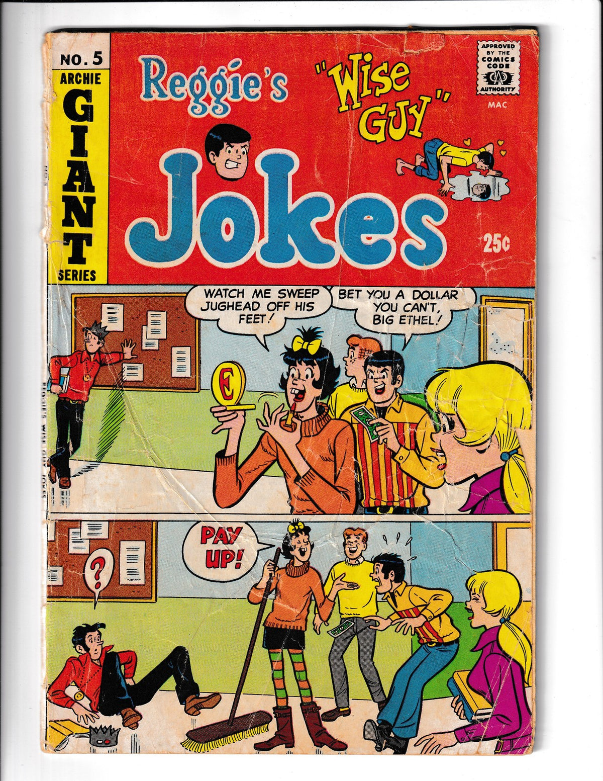 Reggie's Wise-Guy Jokes #5 (1969) Archie Comics