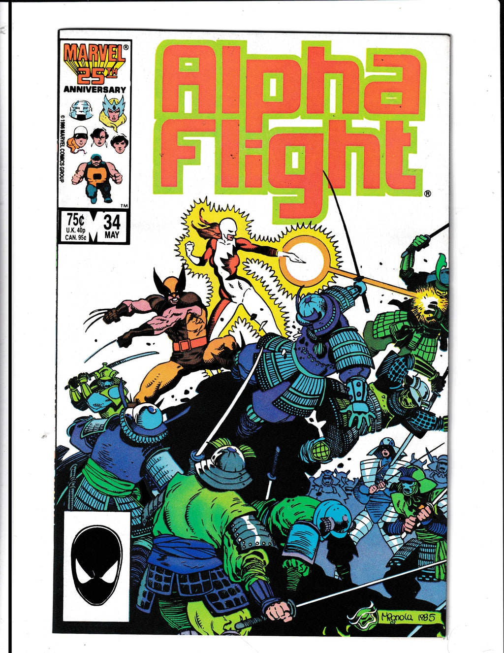 Alpha Flight #34 (1986) Marvel Comics