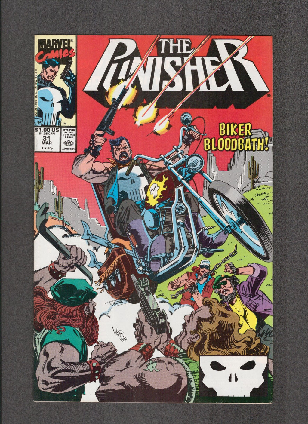Punisher #31 (1990) Bill Reinhold Marvel Comics