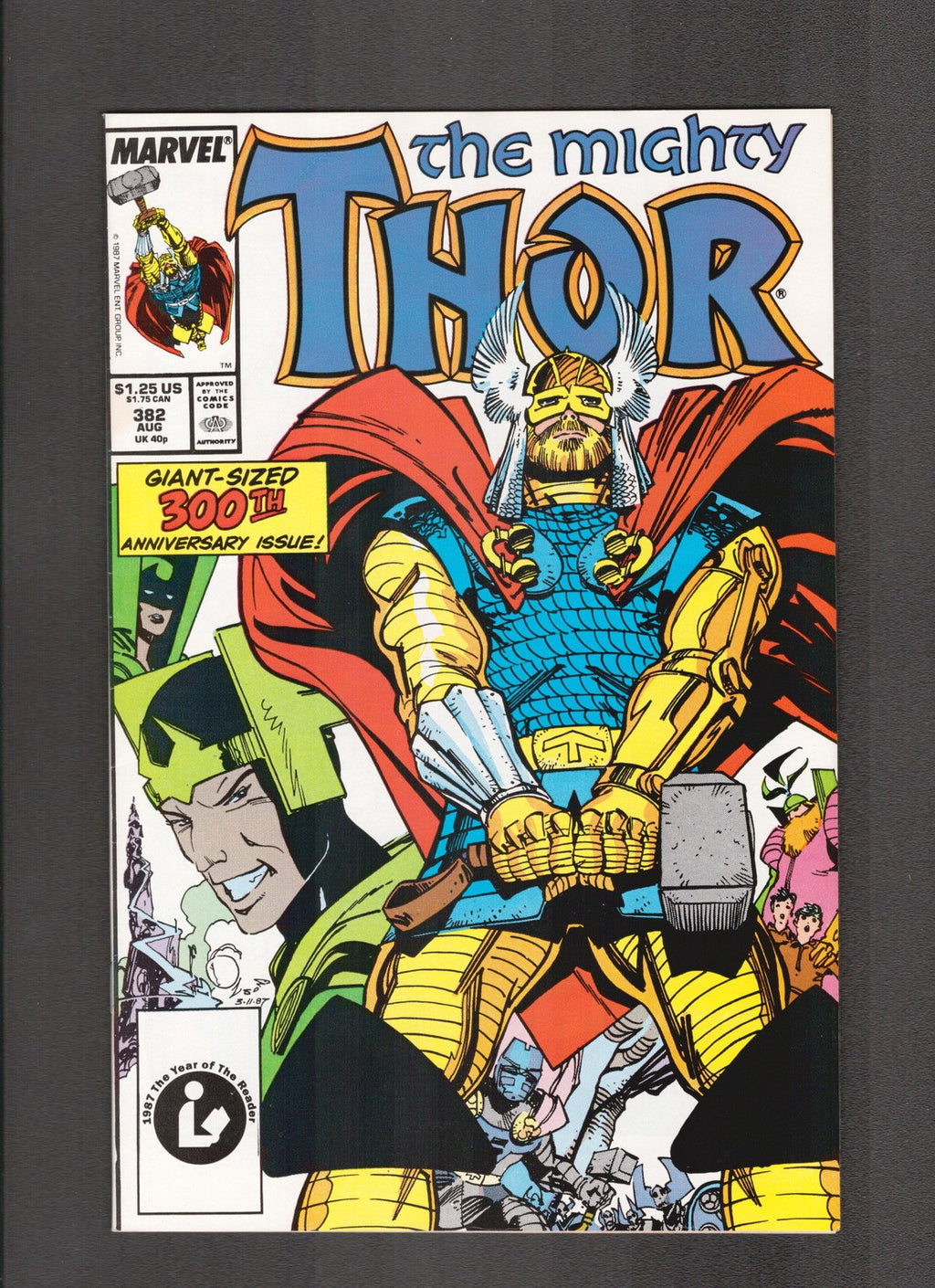 Thor #382 (1987) 300th Anniversary Marvel Comics