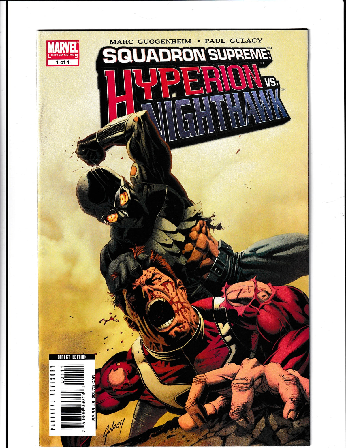 Squadron Supreme: Hyperion Vs Nighthawk #1 (2007) Marvel Comics
