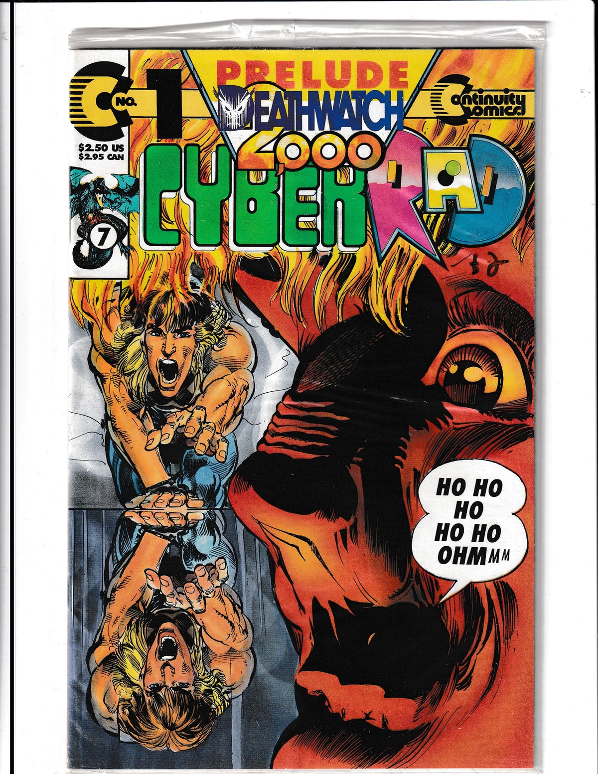 Cyberrad: Deathwatch 2000 #1 (1993) Sealed W/2 Trading Cards Continuity Comics