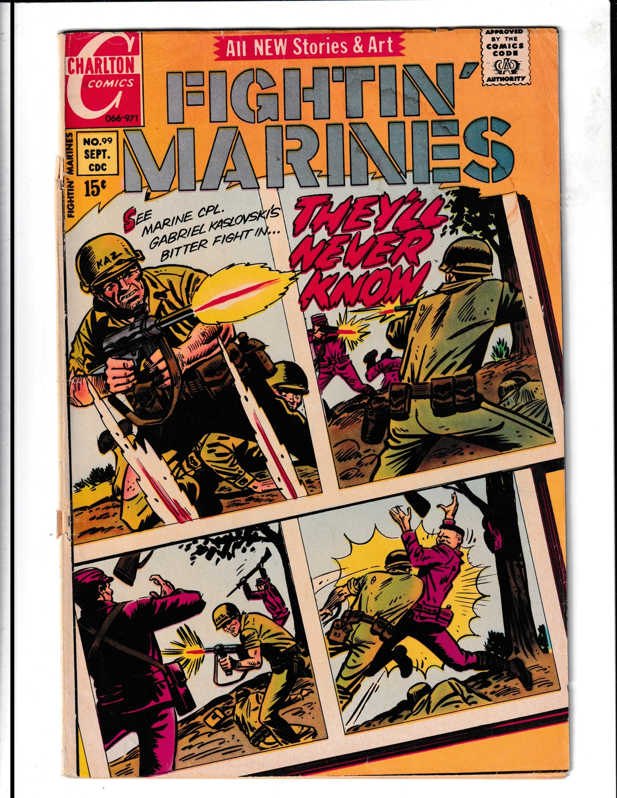 Fightin' Marines #99 (1971) Charlton Comics