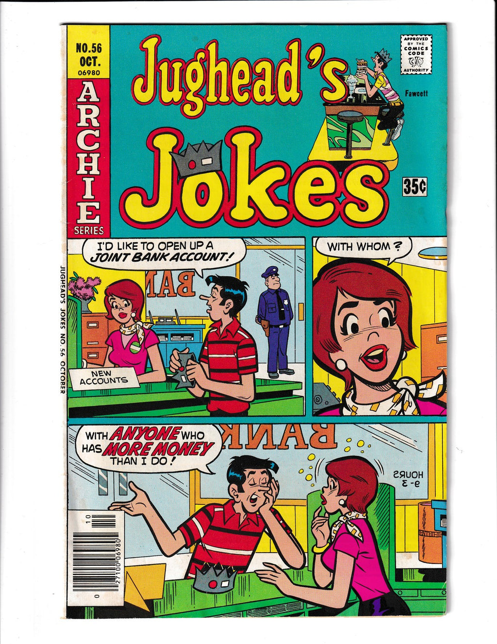 Jughead's Jokes #56 (1977) Archie Comics
