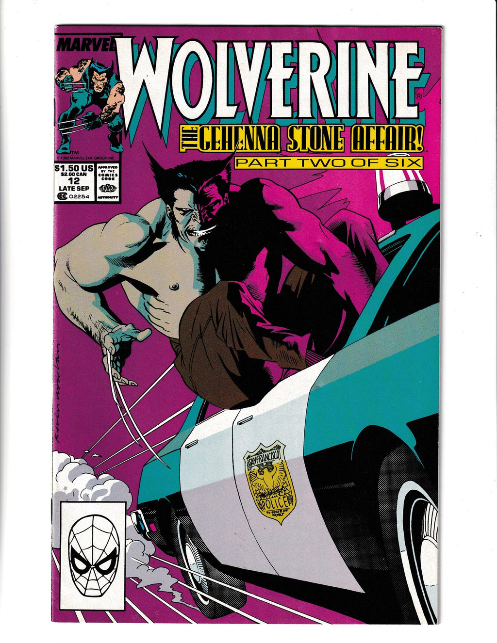 Wolverine #12 (1989) Marvel Comics SKU:2463