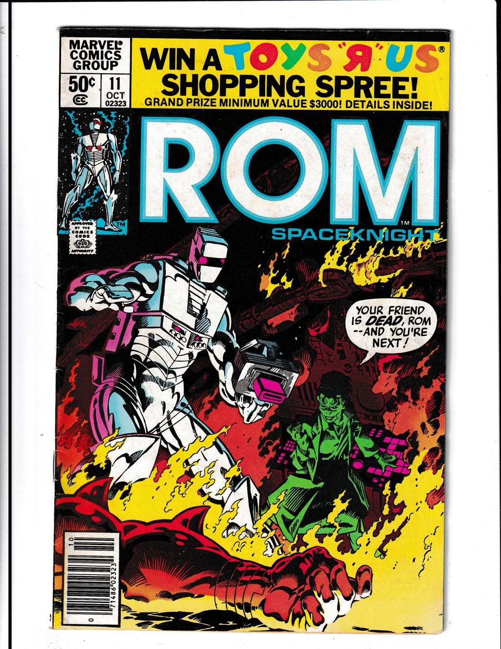 ROM #11 (1980) Spaceknight Marvel Comics SKU:565