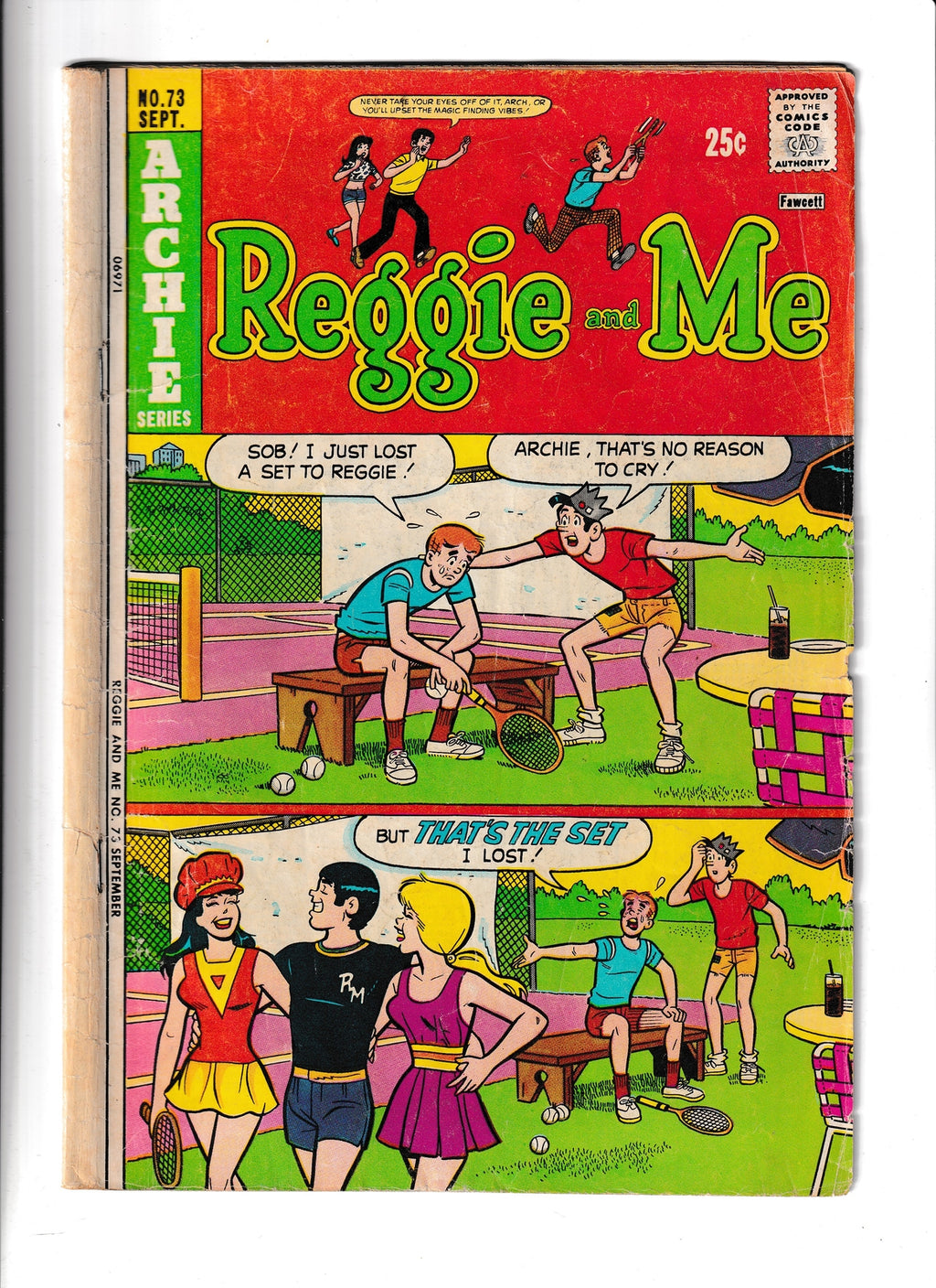 Reggie and Me #73 (1974) Archie Comics