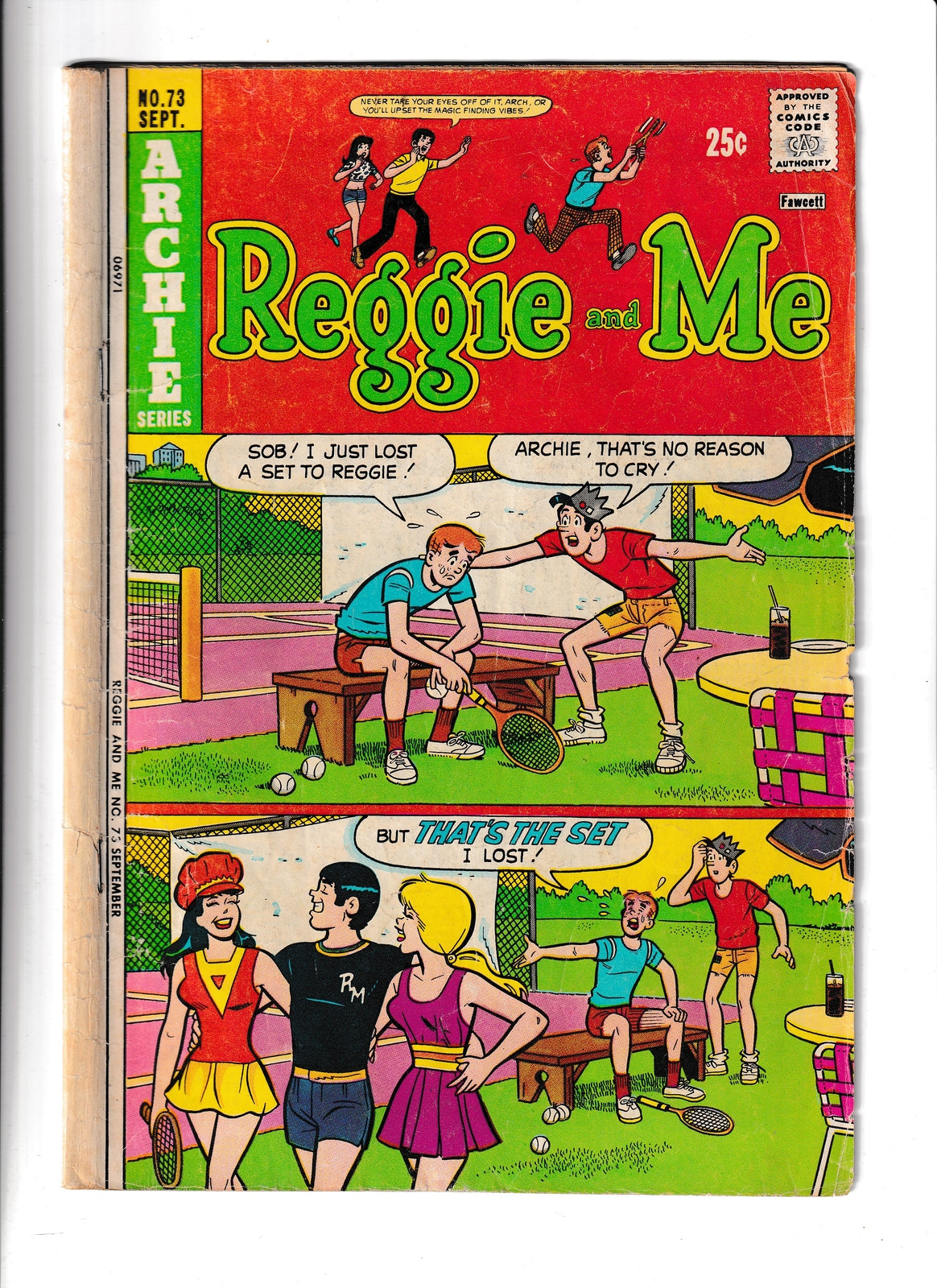 Reggie and Me #73 (1974) Archie Comics