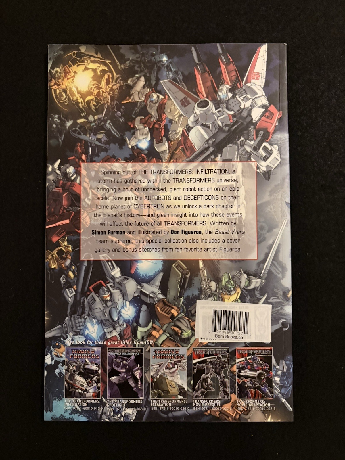 Transformers: Stormbringer #1 2007 TPB Graphic Novel IDW - Simon Furman