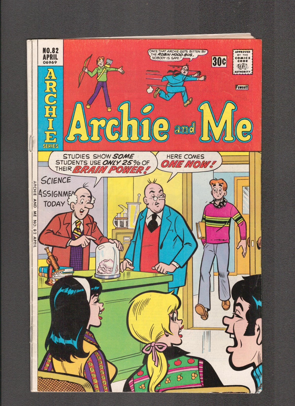 Archie and Me #82 (1976) Brain Power Archie Comics