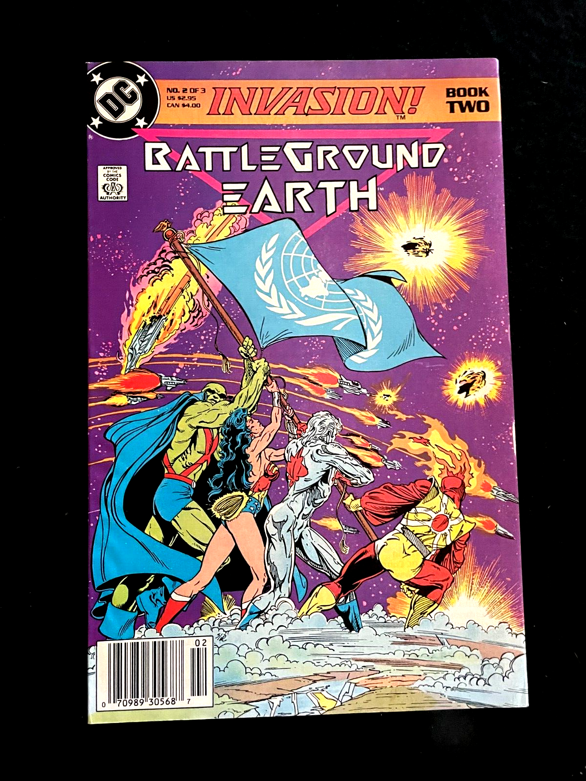 Invasion! - Battleground Earth #2 1988 - Newsstand version