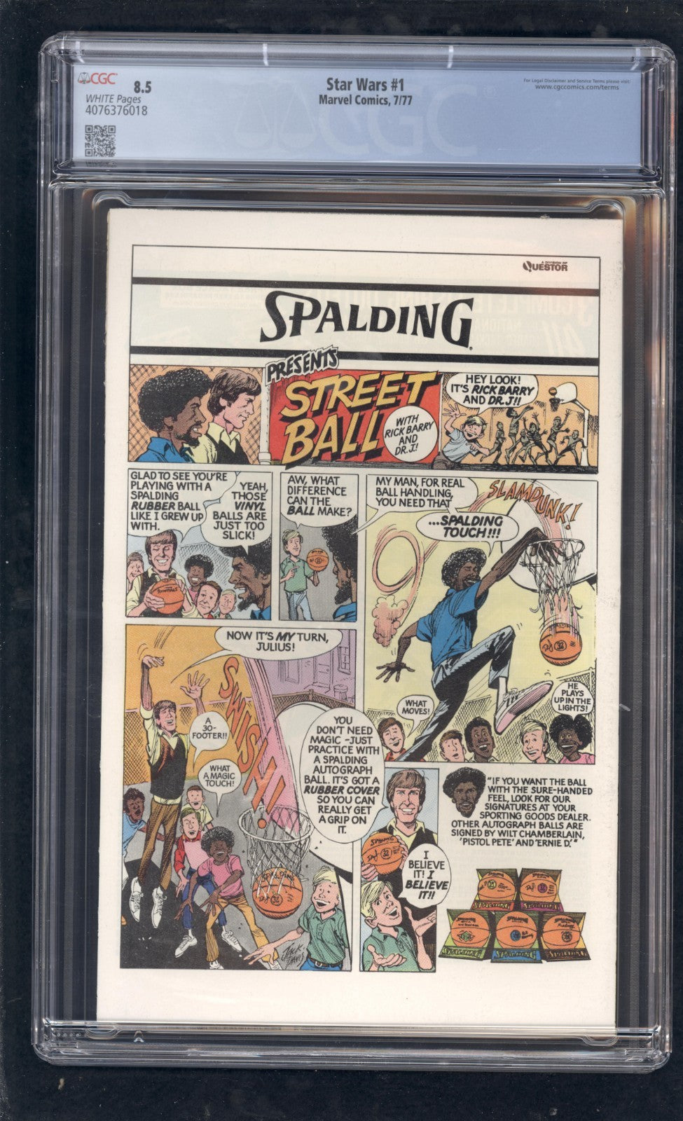 Star Wars #1 CGC 8.5 (1977) Howard Chaykin Roy Thomas Graded Marvel Comics