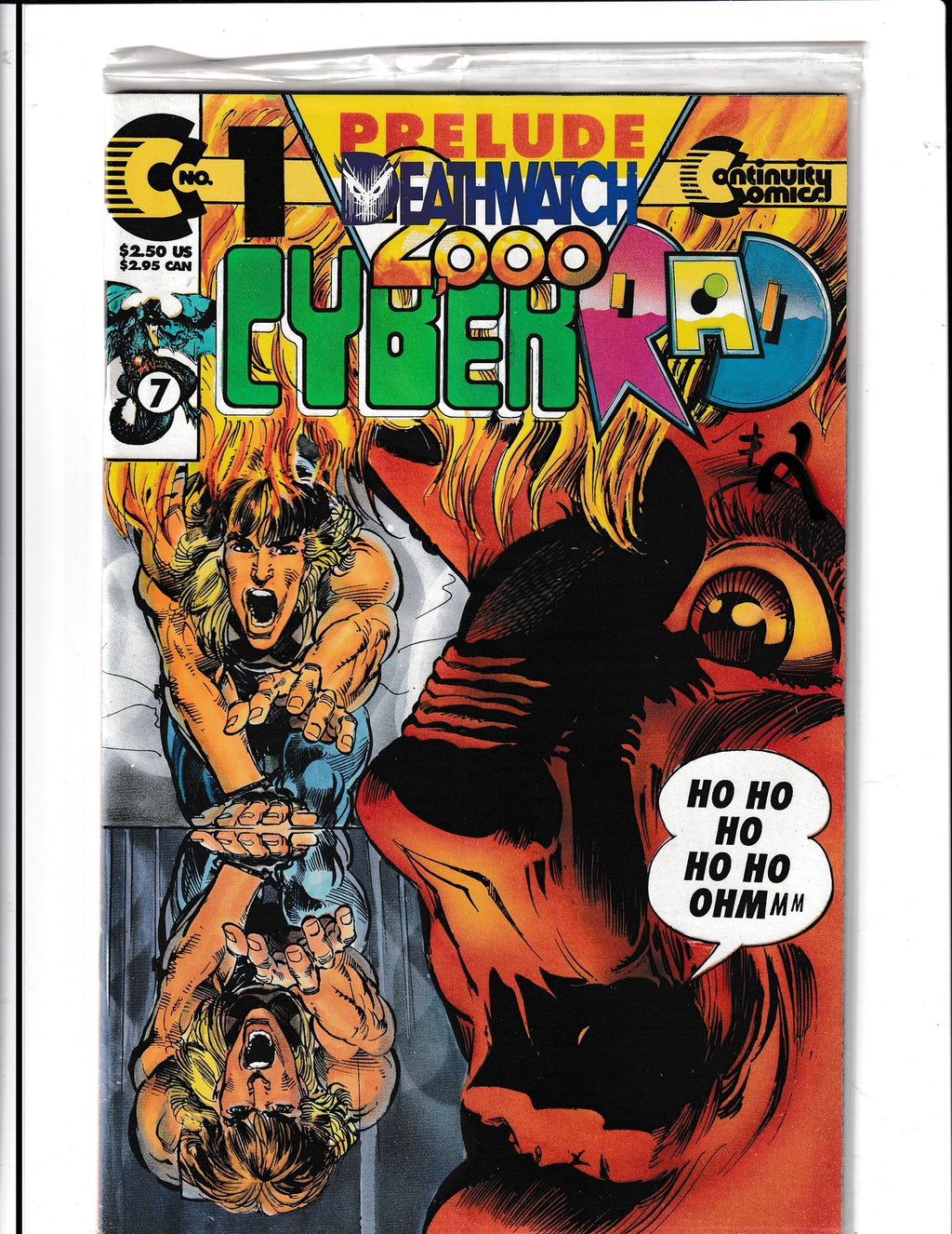 Cyberrad: Deathwatch 2000 #1 (1993) Sealed W/2 Trading Cards Continuity Comics