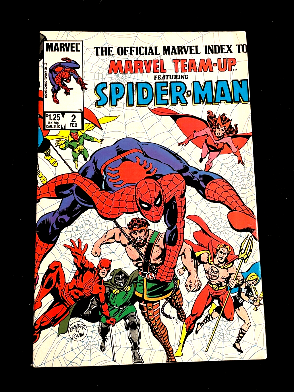 Official Marvel Index to Marvel Team-Up  #2 1986 -Marvel