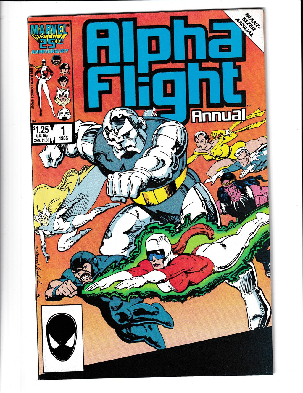 Alpha Flight Annual #1 (1986) Higher Grade Marvel Comics SKU:3295