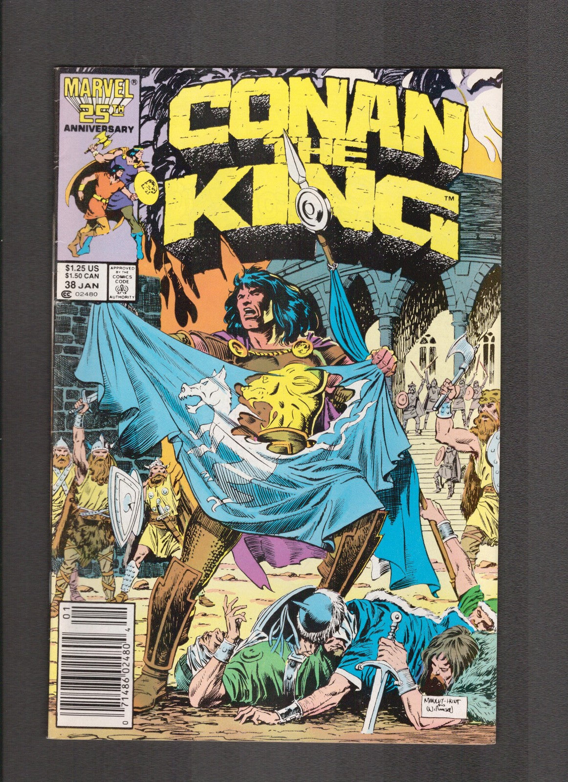 Conan the King #38 (1987) Mike Manley, Larry Hama Marvel Comics