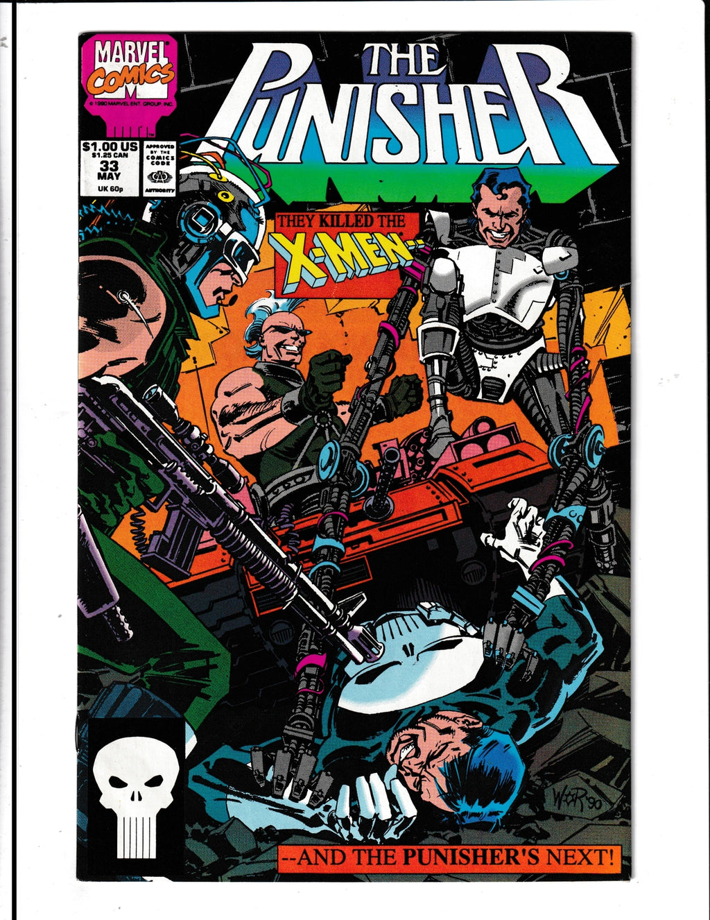 Punisher #33 (1990) Marvel Comics
