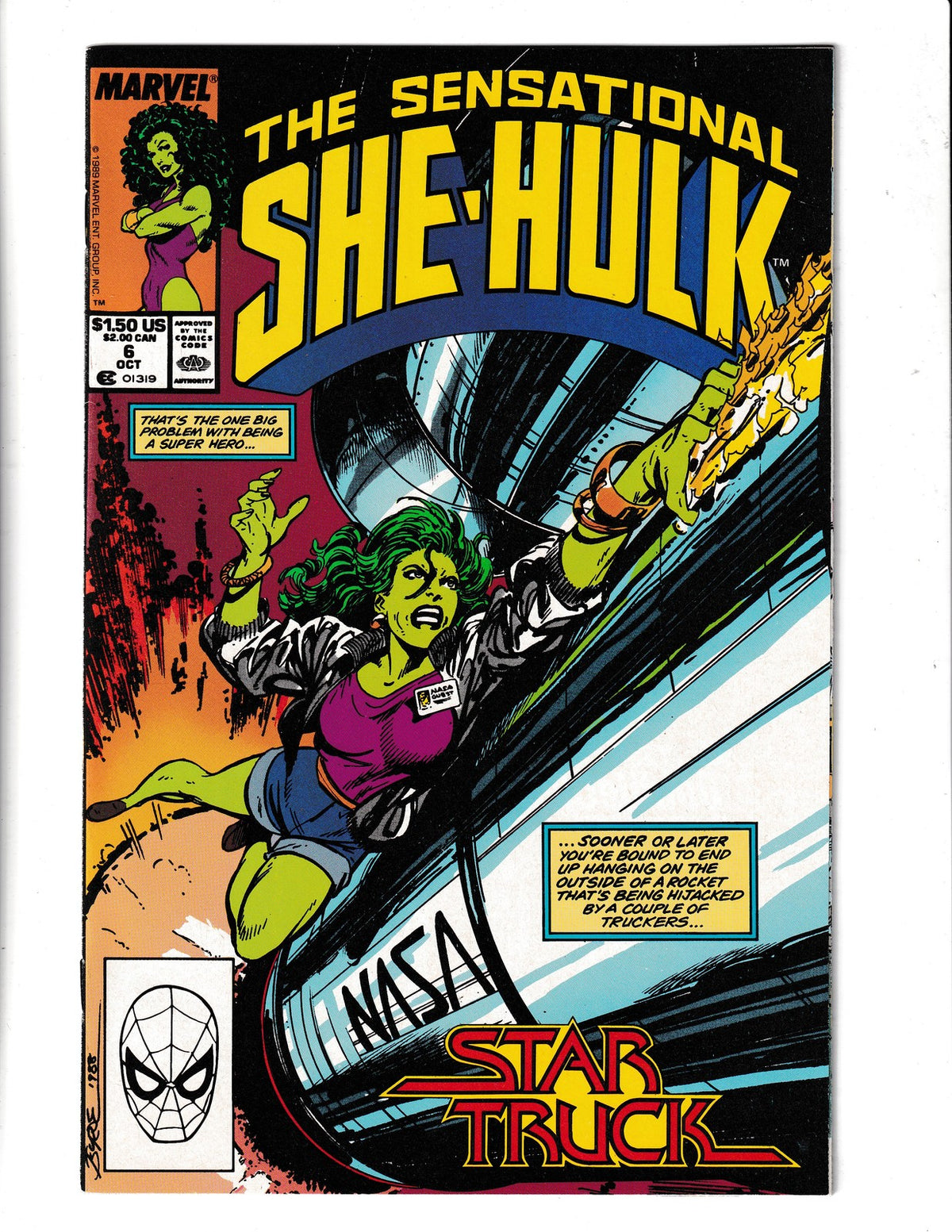 Sensational She-Hulk #6 (1989) Marvel Comics SKU:3060