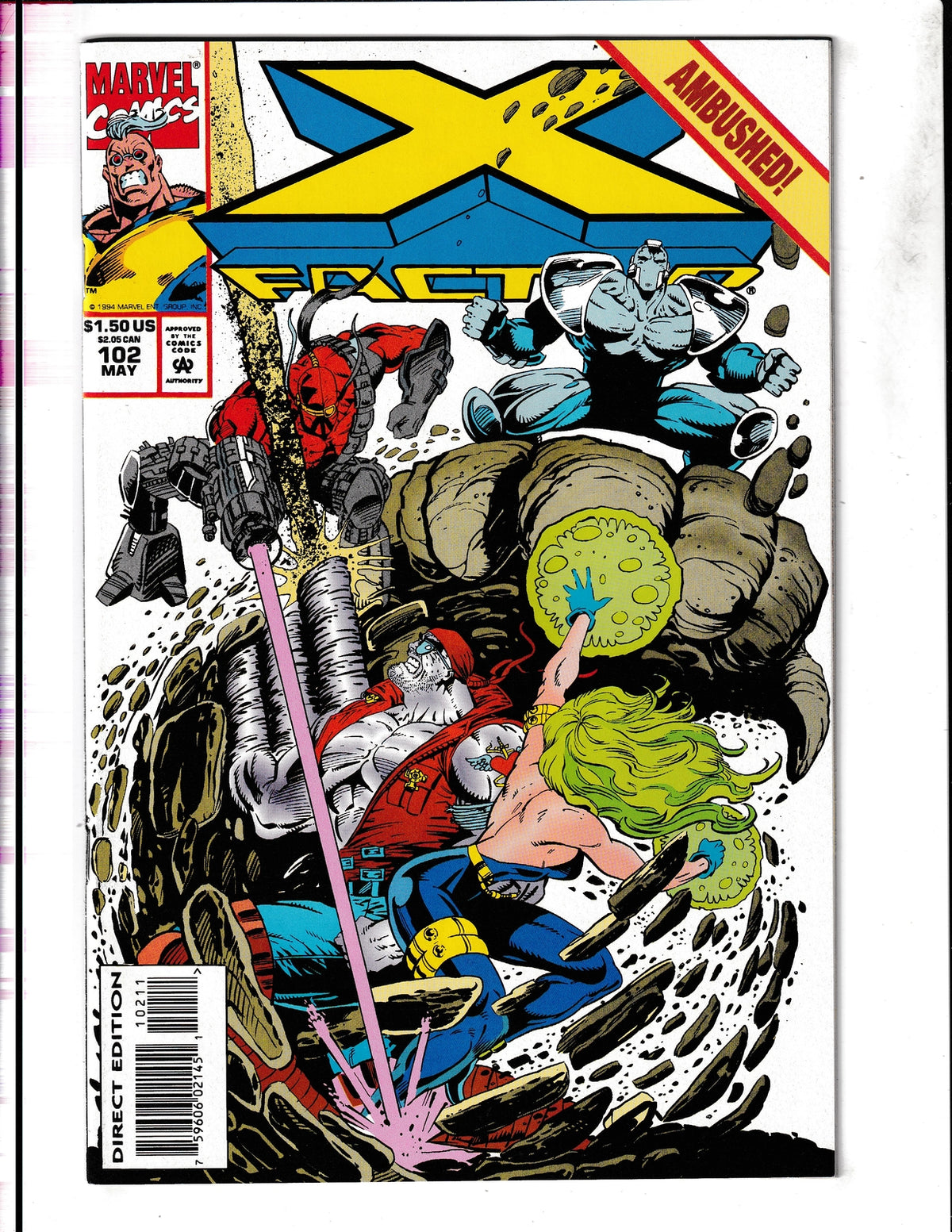 X-Factor #102 (1994) Higher Grade Cards attached Marvel Comics