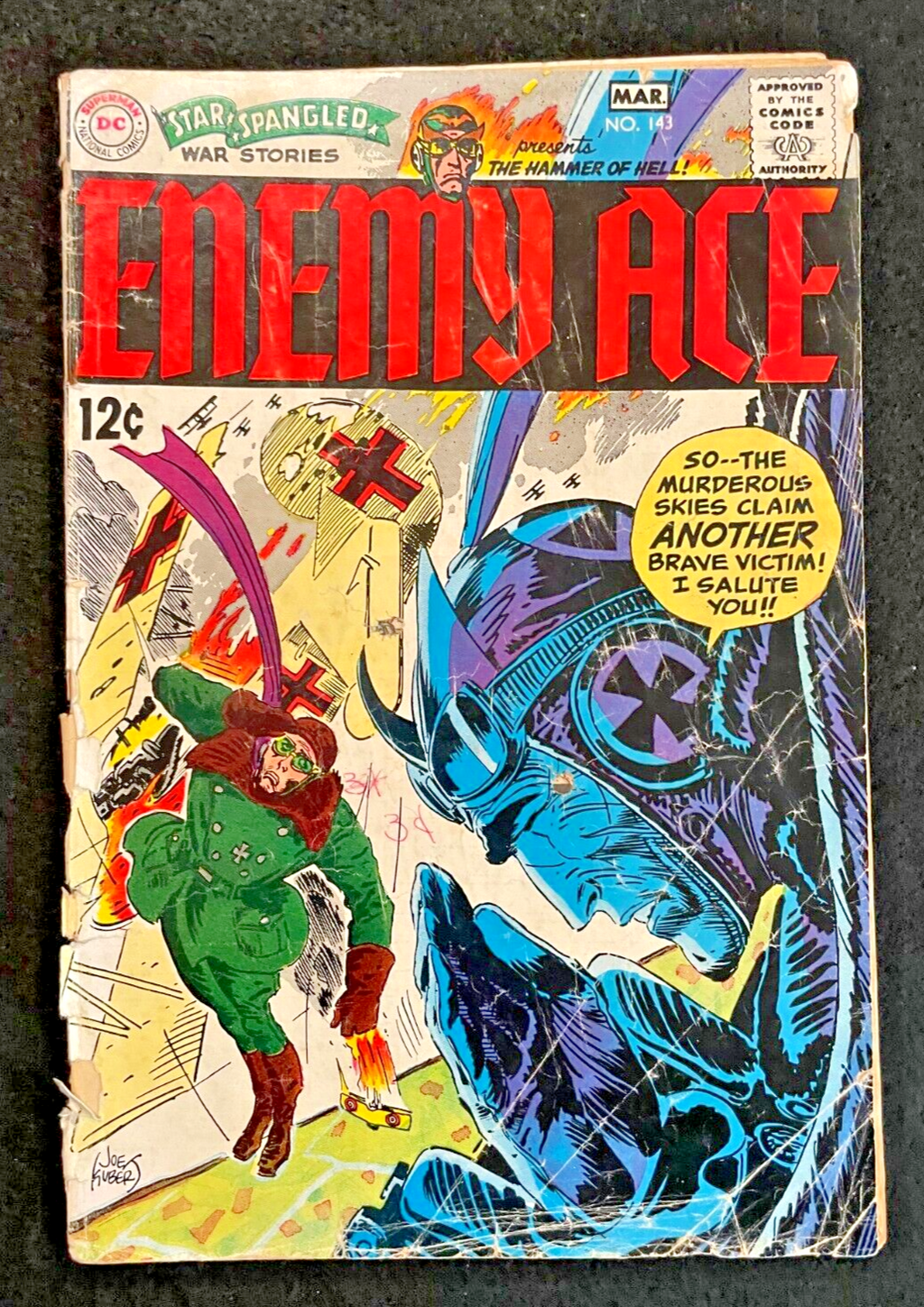 Star Spangled War Stories #143 1969 - 12 cent issue