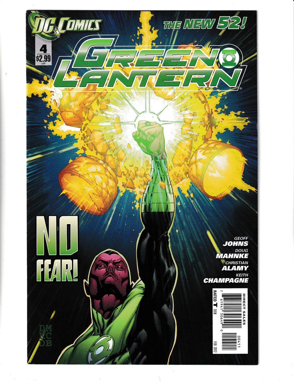 Green Lantern #4 (2012) DC Comics
