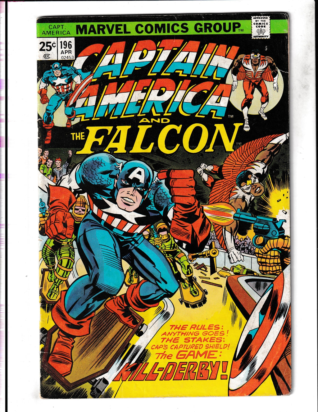 Captain America #196 (1976) Jack Kirby Marvel Comics