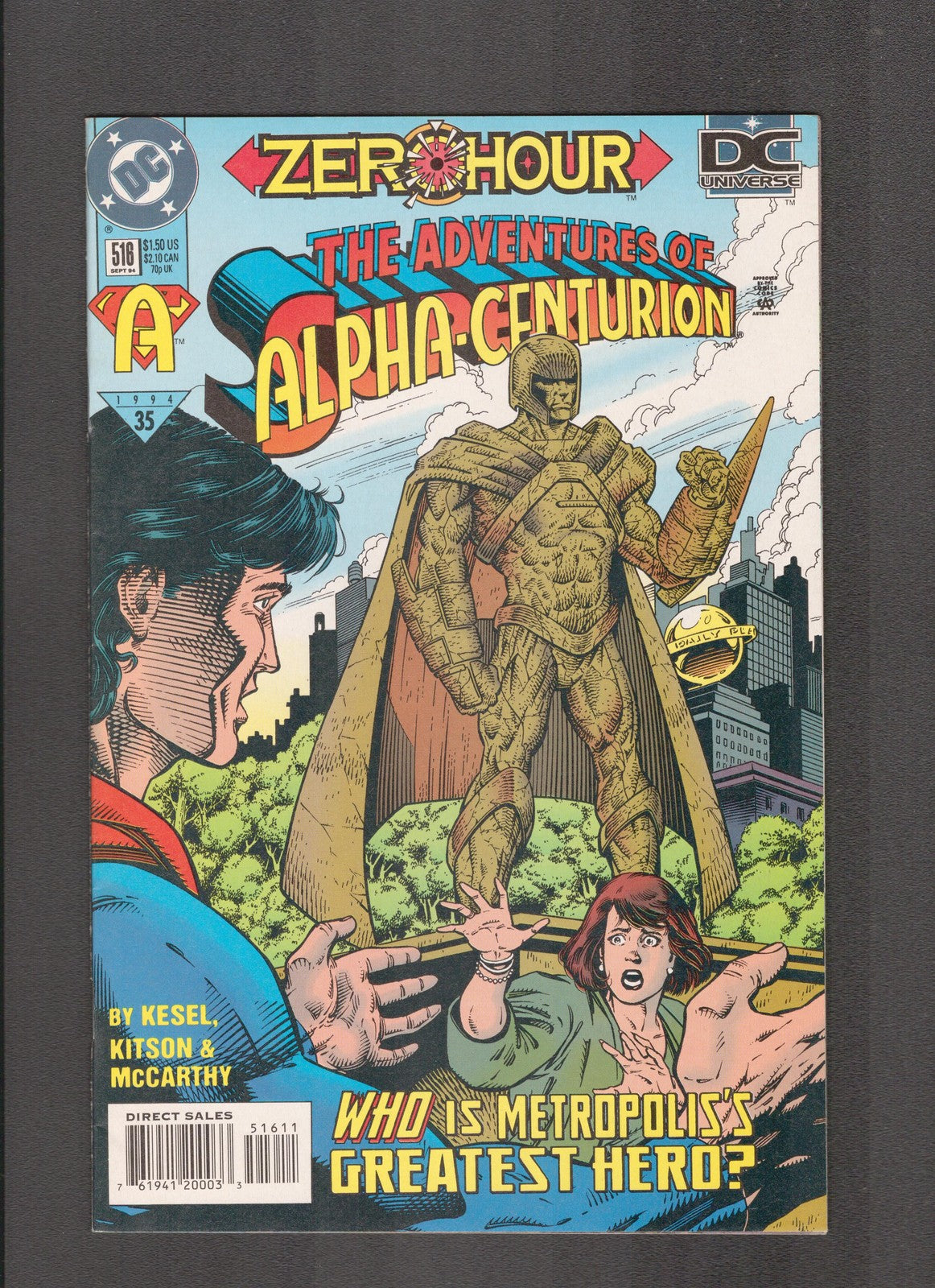 Adventures of Superman #516 (1994) Alpha Centurion DC Comics