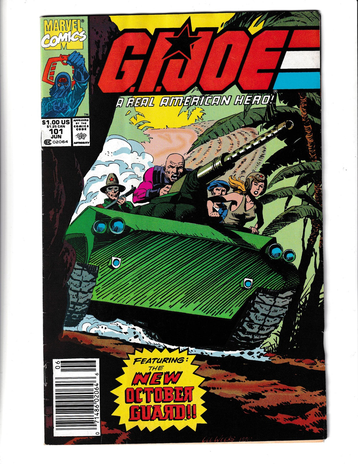 G.I. Joe: A Real American Hero #101 (1990) Newsstand Marvel Comics
