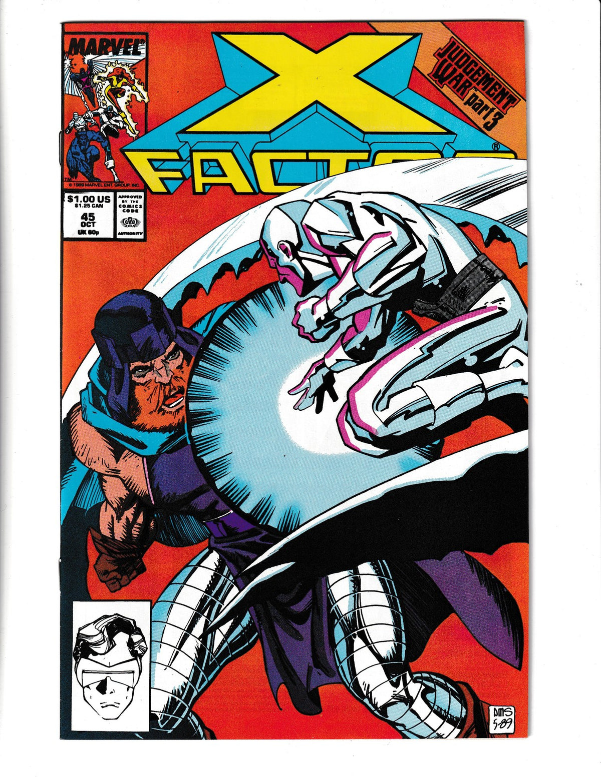 X-Factor #45 (1989) Judgment War pt 3 Marvel Comics