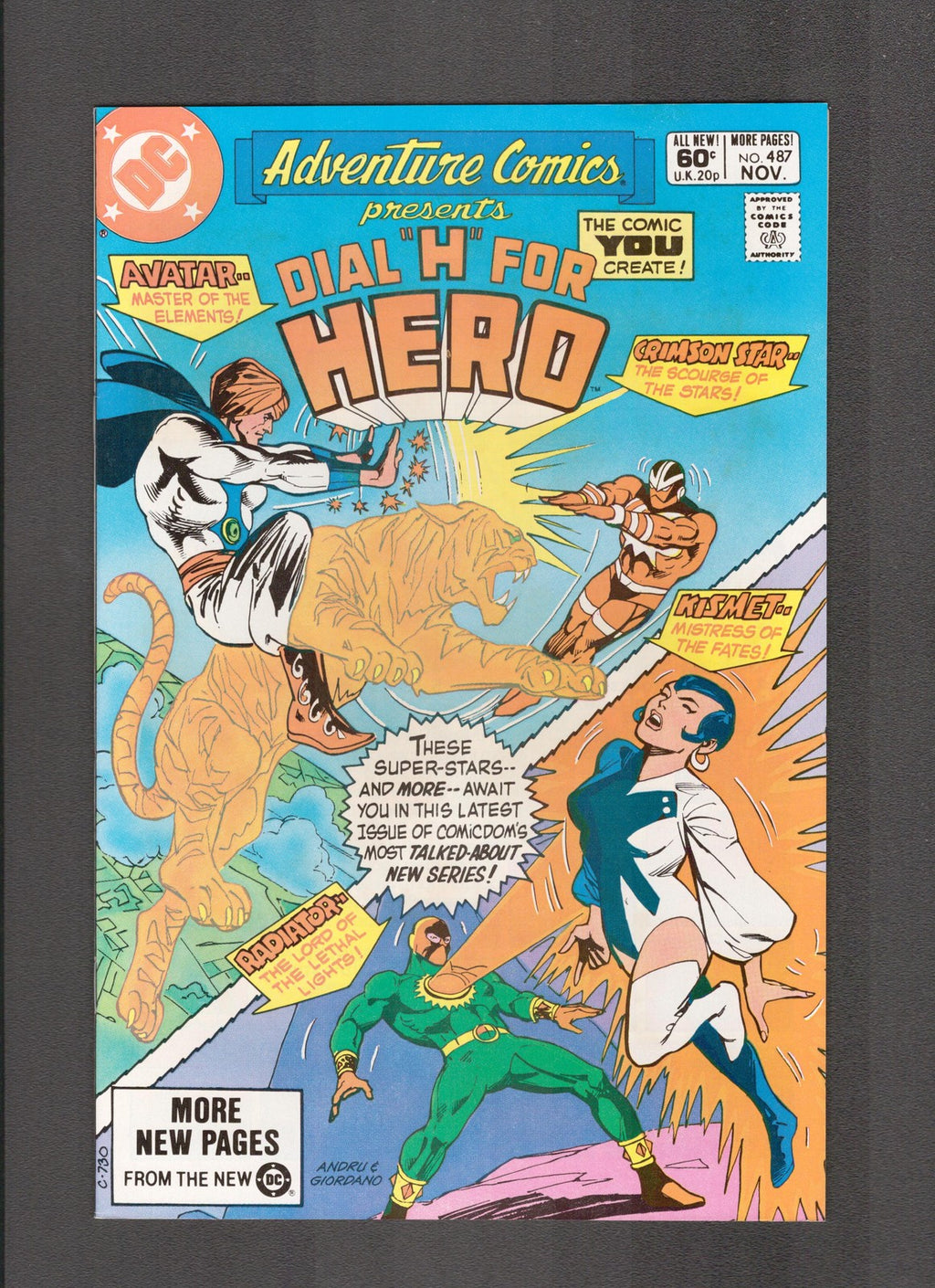 Adventure Comics #487 (1981) Dial "H" For Hero DC Comics
