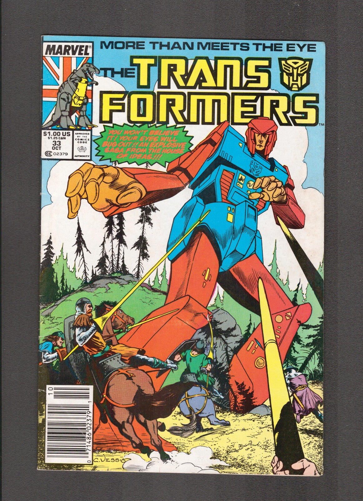 Transformers #33 (1987) Marvel Comics