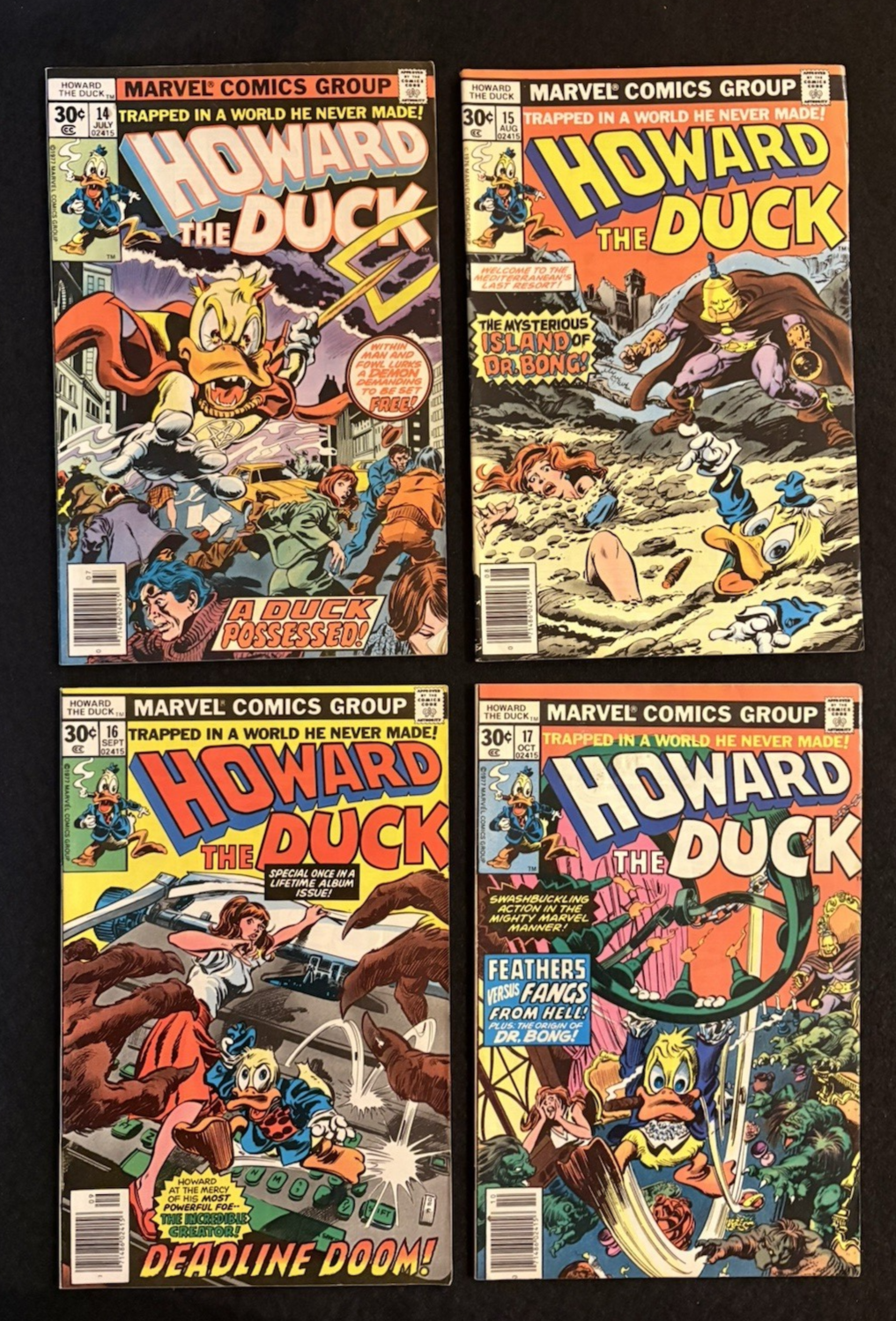 Howard the Duck Complete Set #1-33 and Annual #1 Marvel 1976-79