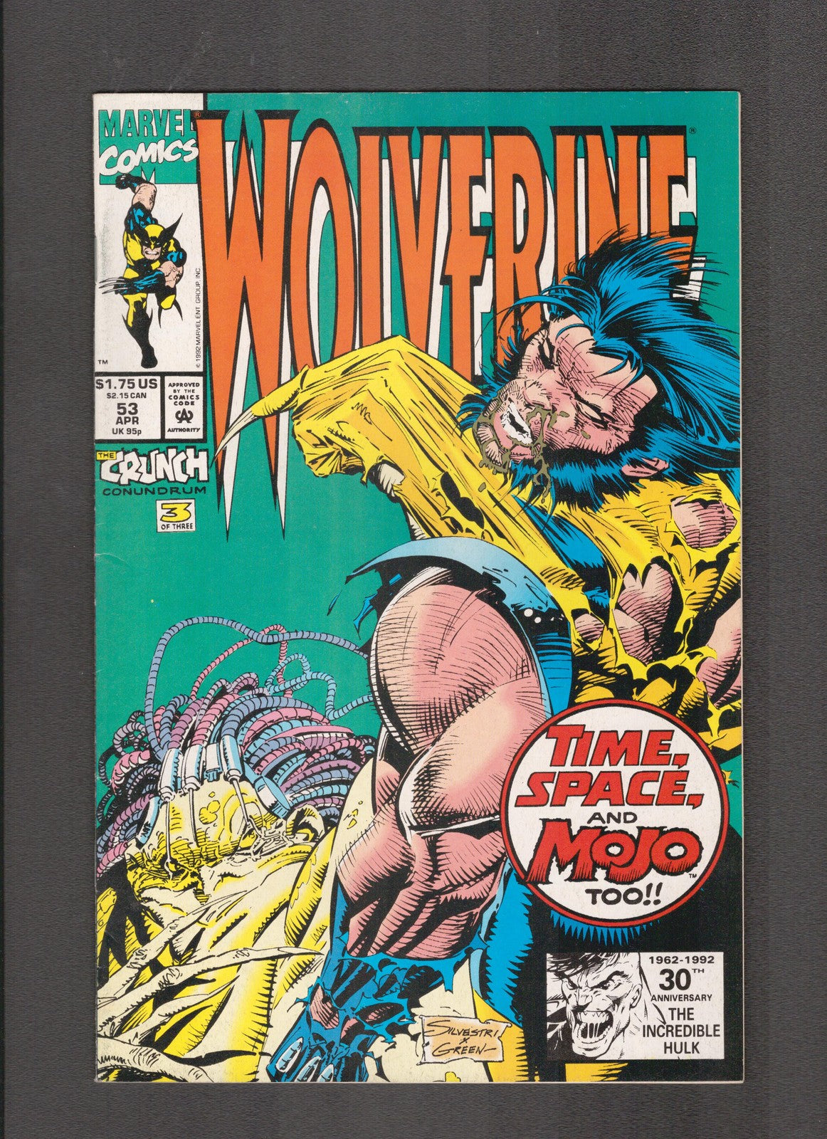 Wolverine #53 (1992) Marc Silvestri, Larry Hama Marvel Comics