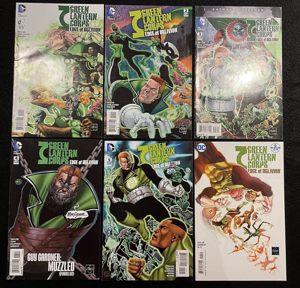 Green Lantern Corps: Edge of Oblivion #1-6 (2016) Complete Series |  DC Comics