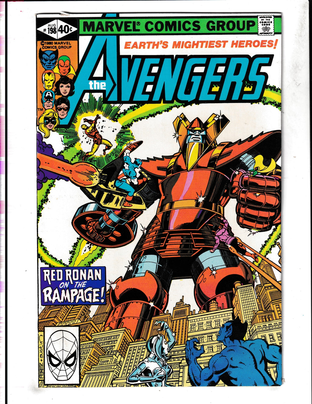 Avengers #198 (1980) Marvel Comics SKU:1784