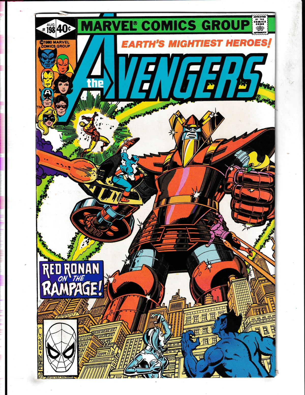 Avengers #198 (1980) Marvel Comics SKU:1784