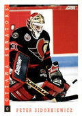 1993-94 Score Canadian #102 Peter Sidorkiewicz Hockey Ottawa Senators