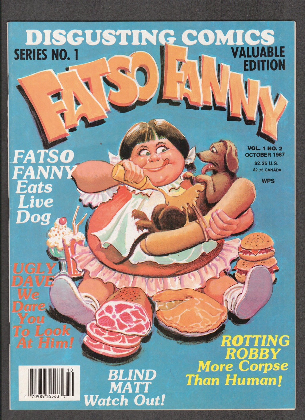 Disgusting Comics #2 (1987) Fatso Fanny Quasar Comics