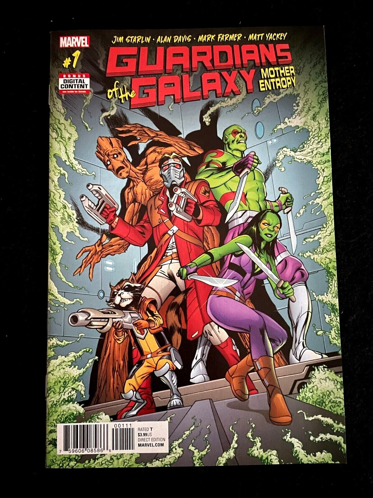 Guardians of the Galaxy Mother Entropy SET #1-5 2017 - HIGHER GRADE