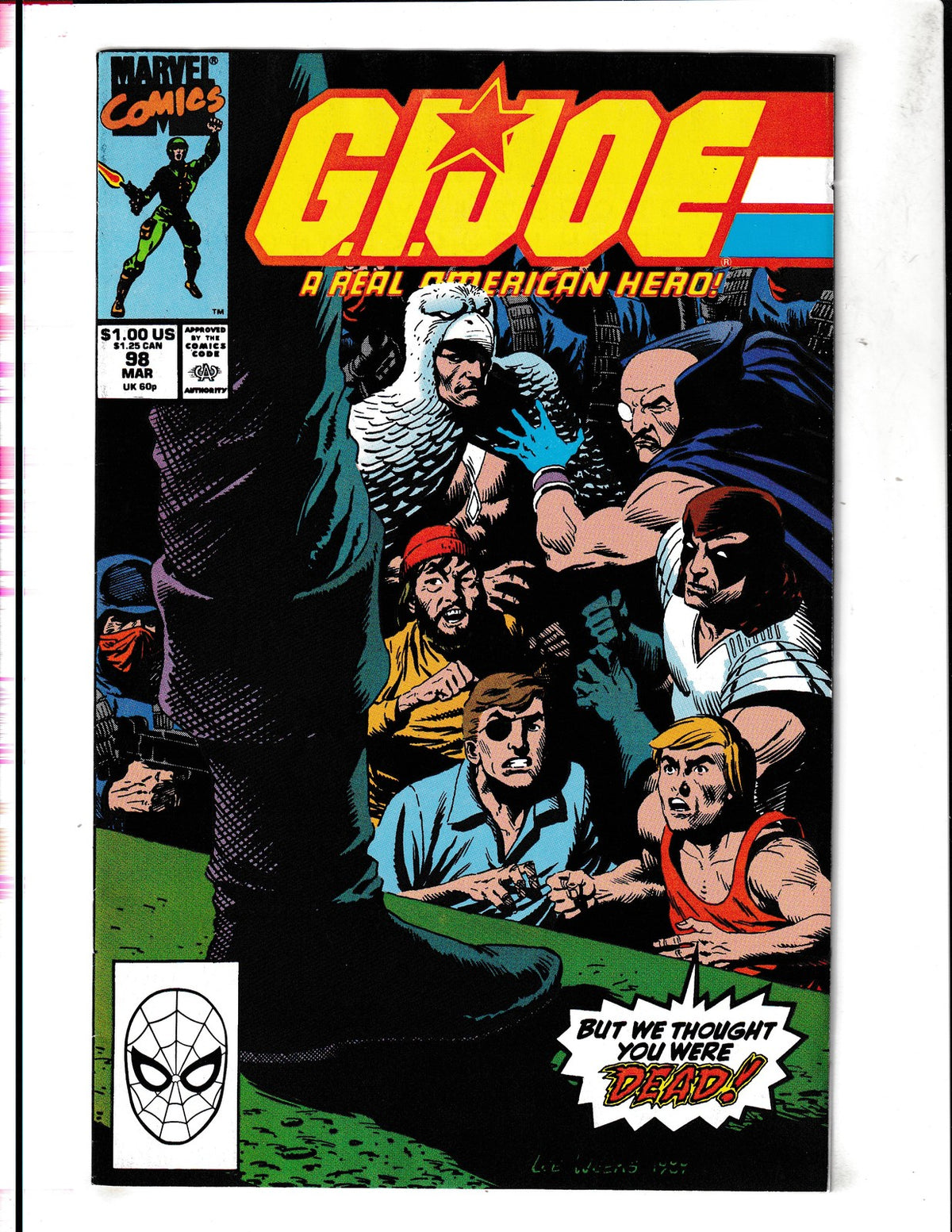 G.I. Joe: A Real American Hero #98 (1990) Larry Hama Scripts Marvel Comics
