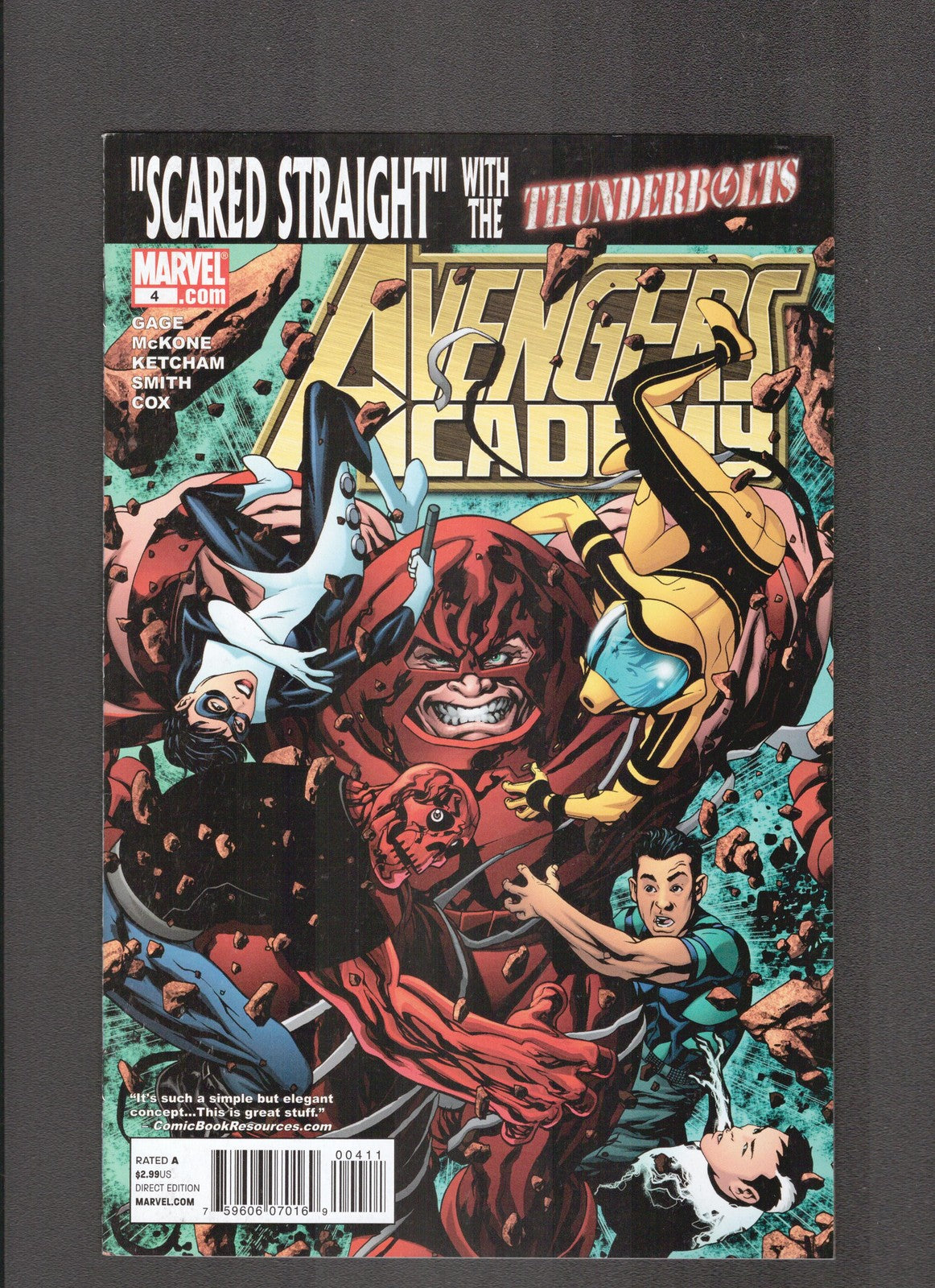 Avengers Academy #4 (2010) Scared Straight Part 2 Marvel Comics