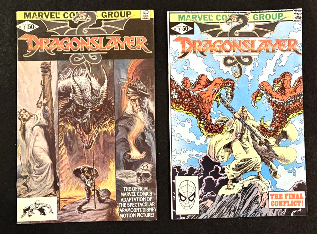 Dragonslayer Complete Set of Two #1-2 (1981)